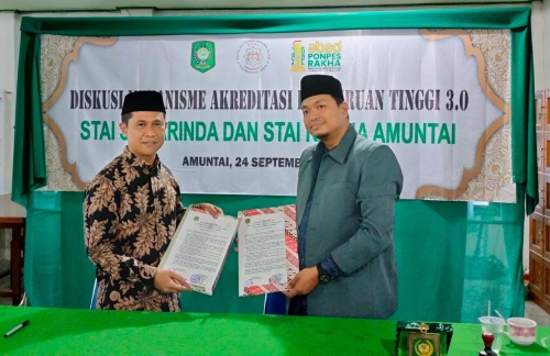 MoU PRODI HUKUM KELUARGA STAI RAKHA AMUNTAI DENGAN PRODI HUKUM KELUARGA STAI SAMARINDA KAL-TIM